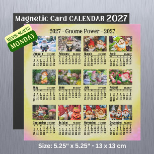 Gnomes Drôles Calendrier Photo Personnalisé 2027 -