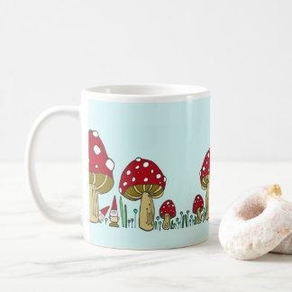 Gnomes et tasse de champignons