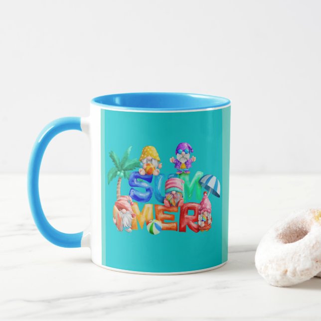 Gnomes été Floride Mug (Avec donut)