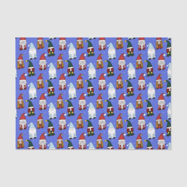 Gnomes frigorifiés (petits) papier de soie (Recto)