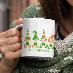 Gnomes irlandais mignonnes café Mug