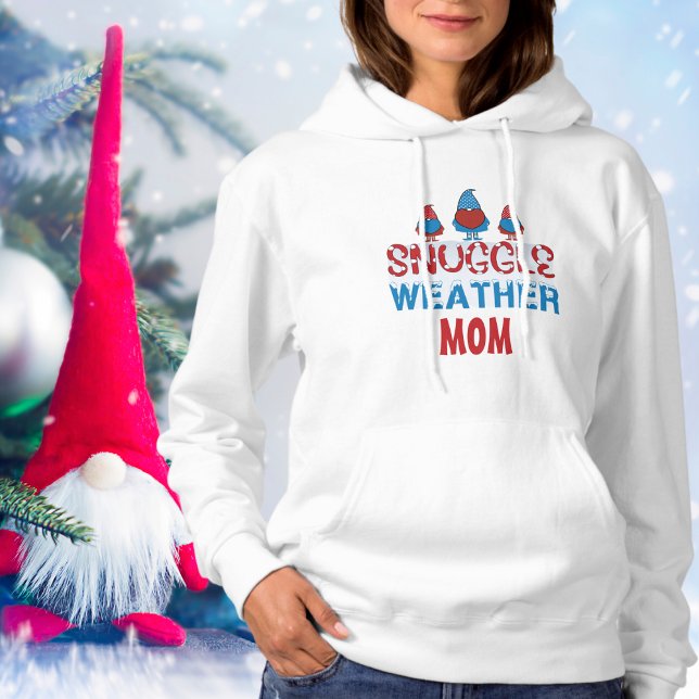 Gnomes, mignonnes dames, MOM, Sweat - shirt à capu (Gnomes, Cute Ladies, MOM, Winter Hoodie)