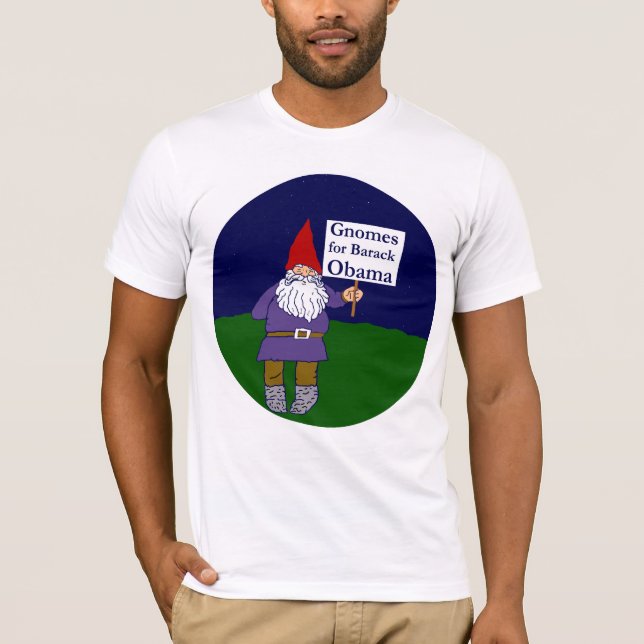 Gnomes pour le T-shirt de Barack Obama (Devant)