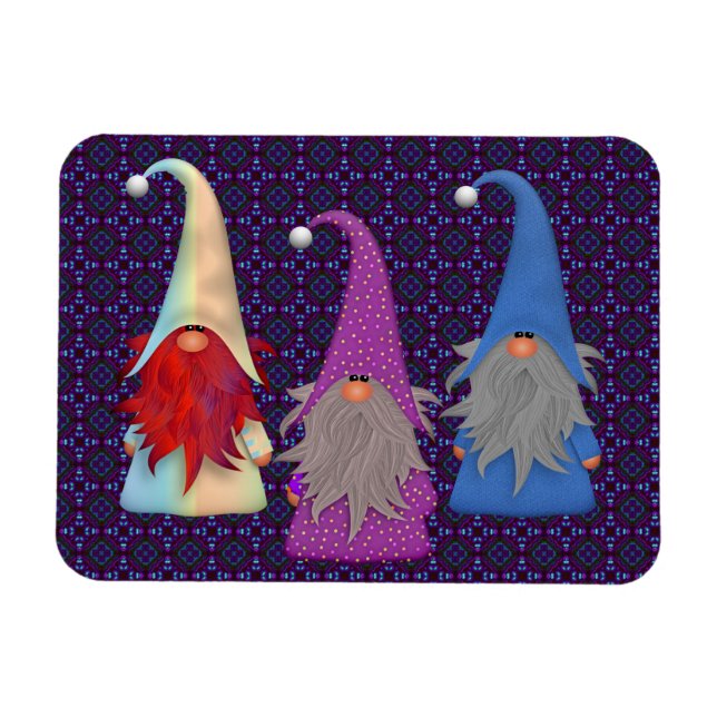 Gnomes Trio Magnet (Horizontal)