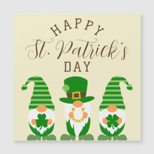 Gnomes Vert Joyeux St Patrick's Day Moderne