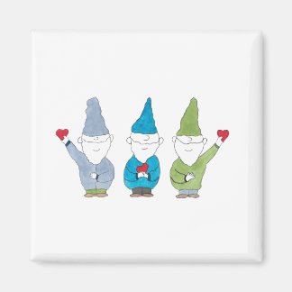 Gnomes With Hearts Magnet