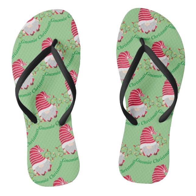 Gnomie Christmas Tongs de Flip (Semelle)