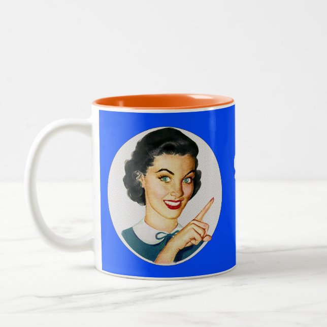 Go ask your father Two-Tone coffee mug simple (Gauche)