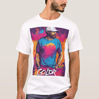 "Go Color" - Conception de T-shirt Splash