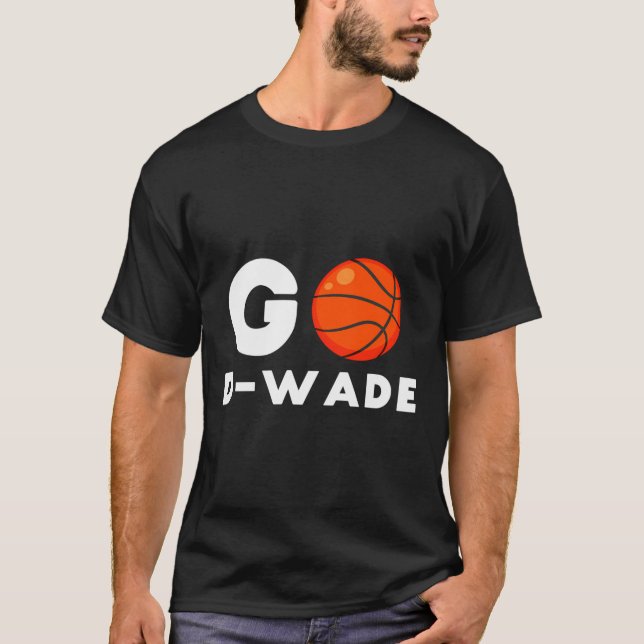 Go D-Wade T-Shirt Dwyane Tee - shirt Flash Miami J (Devant)