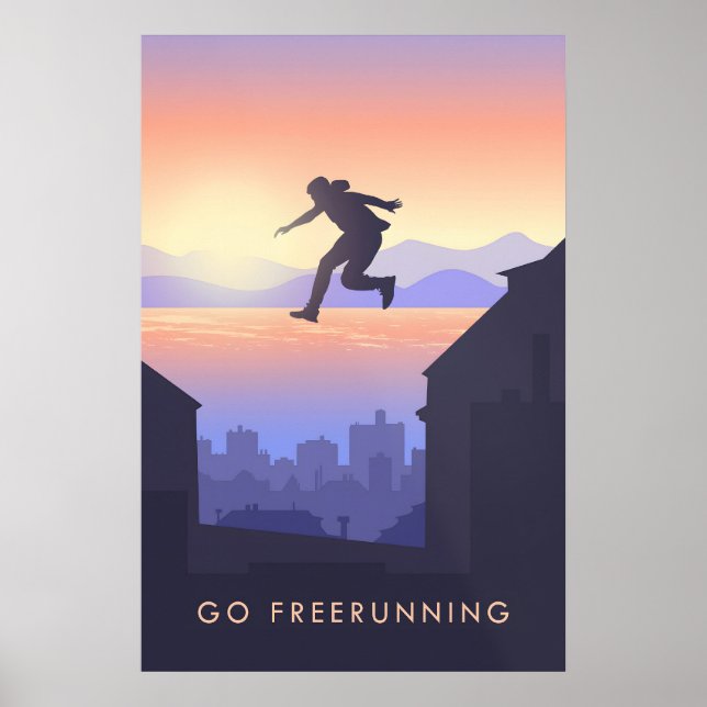 Go Freerunning Travel Poster (Devant)