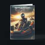Go Karting Carte d'anniversaire à thème<br><div class="desc">Célébrez un anniversaire avec une carte de karting Go excitante!</div>