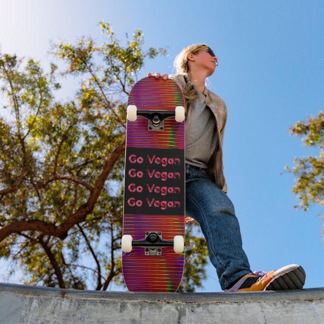 GO VEGAN SKATEBOARD DECK (Extérieur 1)