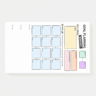 Goal planning for ADHD Post-It Notes