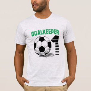 Goalkeep.Soccer Ash Grey "GOALKEEPER" T-shirt