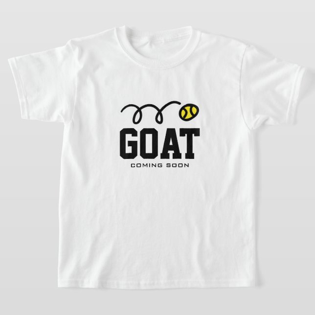GOAT à venir bientôt drôle t-shirt de tennis pour  (Poser)
