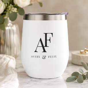 Gobelet à vin   Cadeau de mariage personnalisé ave