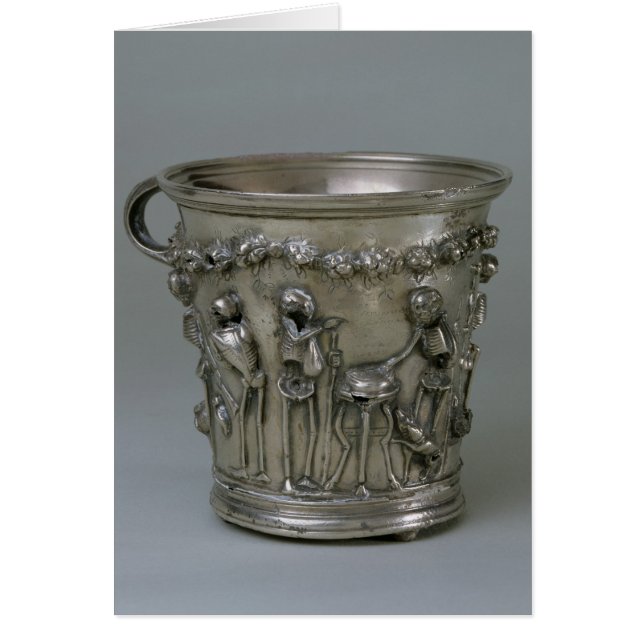 Gobelet de relief avec des squelettes (Devant)