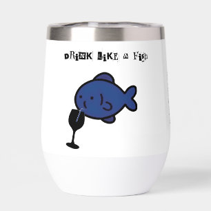 Gobelet en acier inoxydable BLUE FIN Blanc Humoris