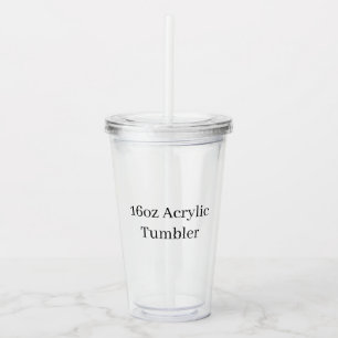 Gobelet en acrylique de 16oz
