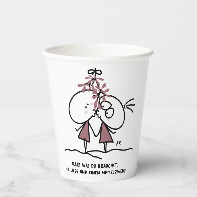 Gobelet en carton K&K Xmas (Recto)