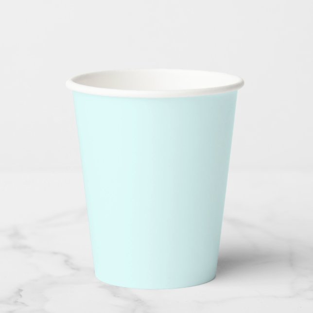 Gobelet en Papier Bleu Clair (Recto)