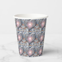 Gobelet en papier de la fenêtre de mon cœur