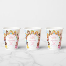 Gobelet en papier personnalisable pour l'anniversa