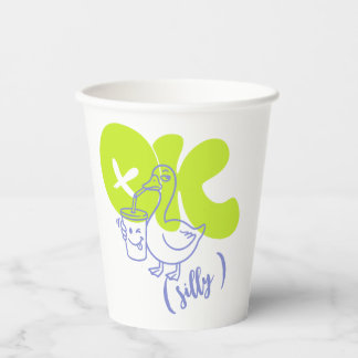 Gobelet en papier personnalisé OK Silly Goose, Caf
