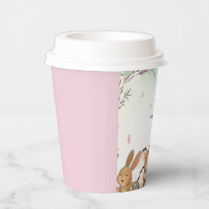 Gobelet en papier personnalisé pour brunch de Pâqu