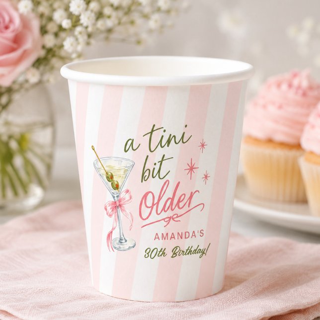 Gobelet en papier pour anniversaire Un peu plus âg (Créateur téléchargé)