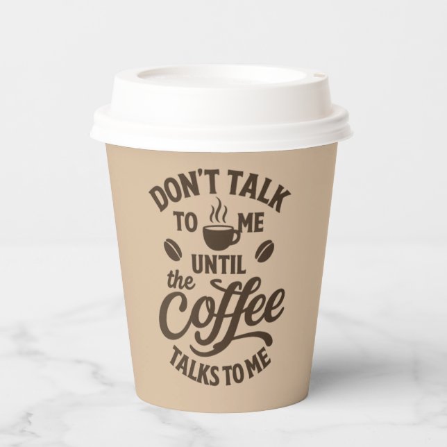 gobelet en papier pour café (Recto)