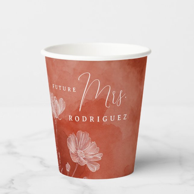 Gobelet en papier pour mariage – Personnaliser (Recto)