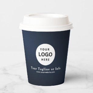 Gobelet en papier professionnel Logo d'entreprise