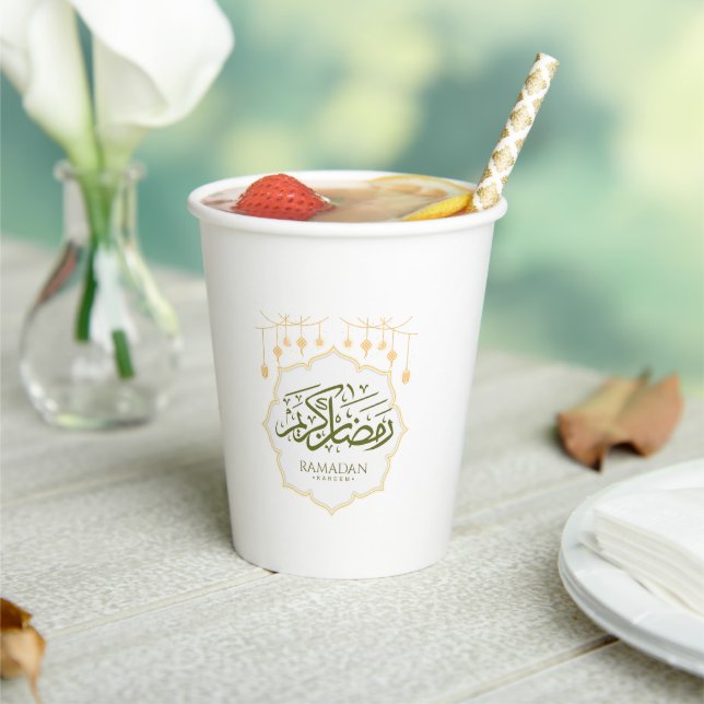 Gobelet en papier Ramadan Kareem (Insitu)