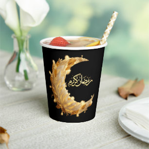 GOBELET EN PAPIER RAMADAN KAREEM DÉCORATION RAMADA
