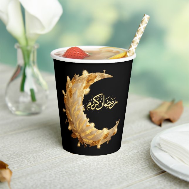 GOBELET EN PAPIER RAMADAN KAREEM DÉCORATION RAMADA (Insitu)