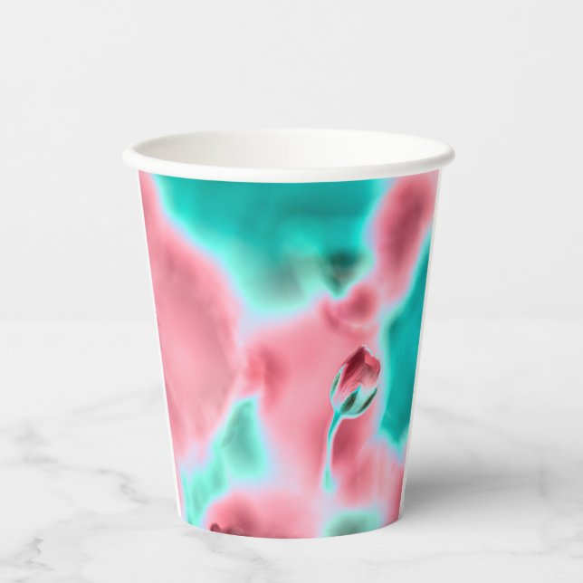 Gobelet en papier Rose Bud (Recto)
