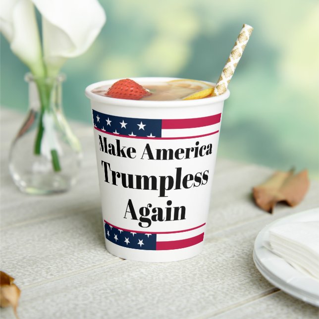 Gobelet en papier sans Trump (Insitu)