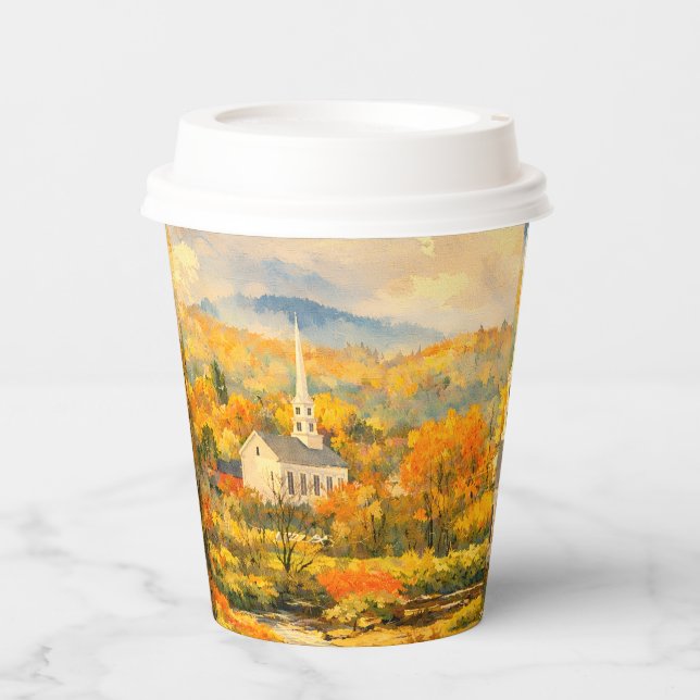Gobelet en papier Stowe Vermont (Recto)