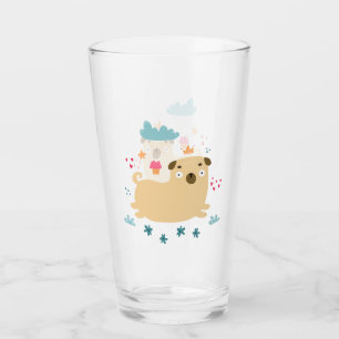 Gobelet en verre Happy Puggy
