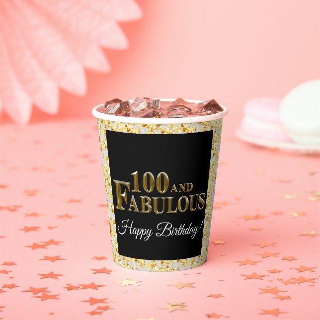 Gobelets En Papier 100e anniversaire  (Insitu)