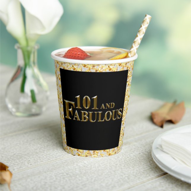 Gobelets En Papier 101e anniversaire  (Insitu)