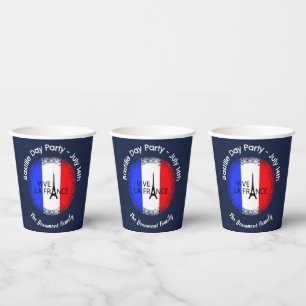 Gobelets En Papier 14 juillet Fête du 14 juillet