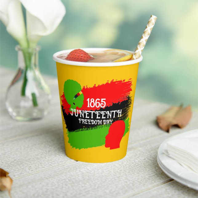 Gobelets En Papier 1865, Drapeau de la Liberté (Insitu)