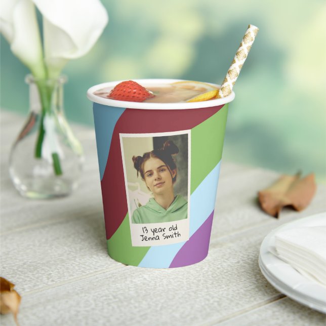 Gobelets En Papier 30e anniversaire fête Trente Flirty & Thriving Pho (Insitu)