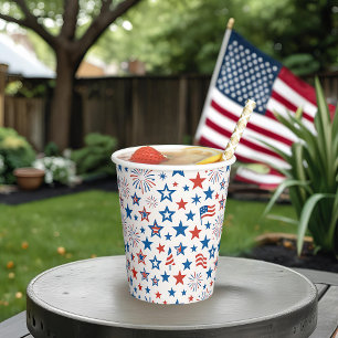 Gobelets En Papier 4 juillet tasses de fête