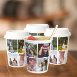Gobelets En Papier 8 Photo Collage do-it-yourself Fun Café Personnali<br><div class="desc">8 Photo Collage do-it-yourself Fun Design Modèle personnalisé .. simplement ajouter vos propres photos à ces grandes tasses de papier personnalisé .. facile de personnaliser .. modèles photo personnalisables de Ricaso</div>