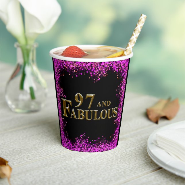 Gobelets En Papier 97e anniversaire  (Insitu)