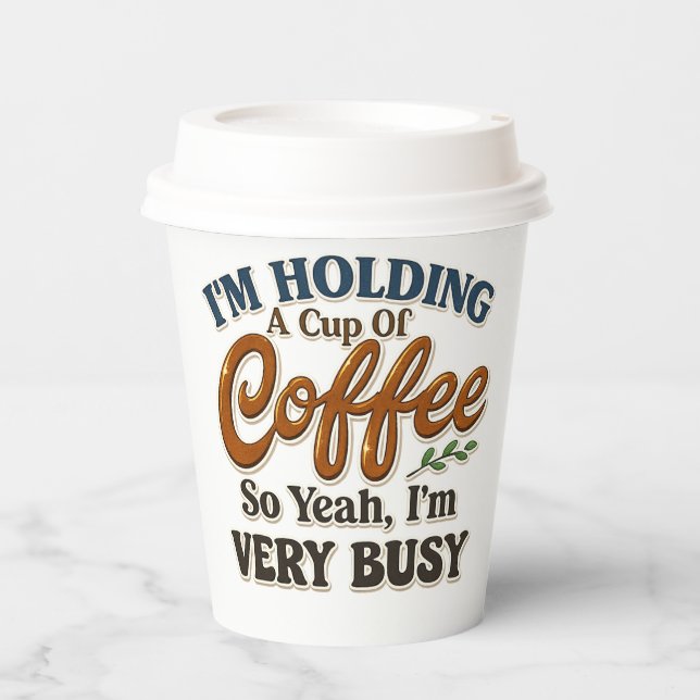 Gobelets en papier à couvercle pour fête du café a (Recto)